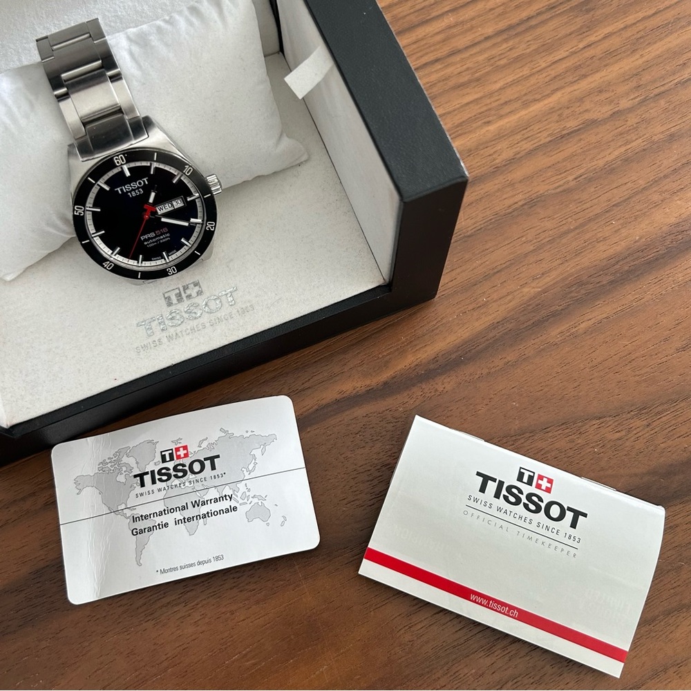 Tissot Men’s PRS 516 Blue Day Date Dial Watch - Picture 16 of 16